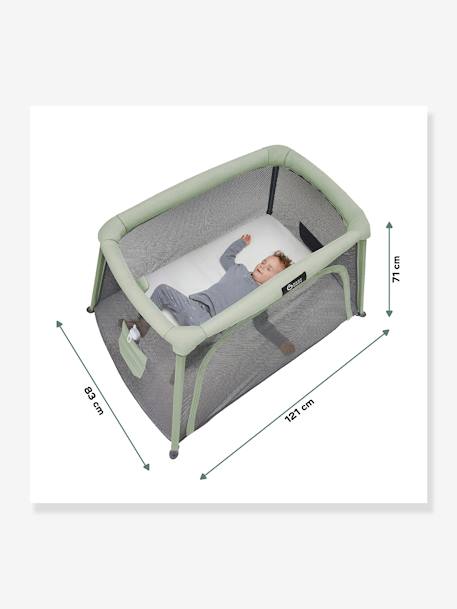 Lit parapluie Moov & Comfy blanc - vertbaudet enfant 