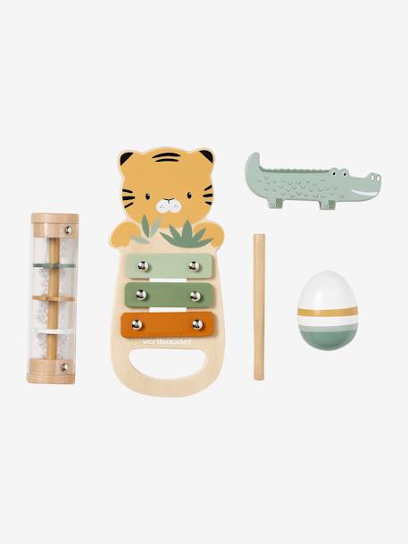 Set d'éveil musical Tanzanie en bois FSC® bois - vertbaudet enfant 