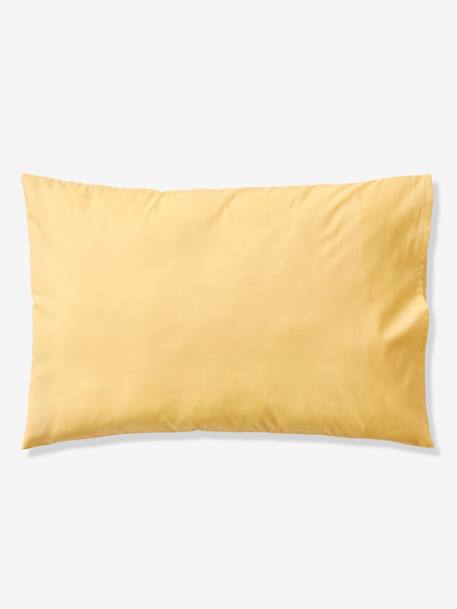 Set dekbedovertrek + kussensloop voor kinderen TRANSAT geel, gestreept+groen, gestreept+roze, gestreept - vertbaudet enfant 