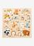 Puzzle bouton Les amis de la forêt en bois FSC® orange - vertbaudet enfant 