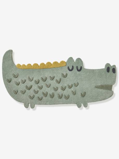 Tapis Crocodile Trek vert - vertbaudet enfant 