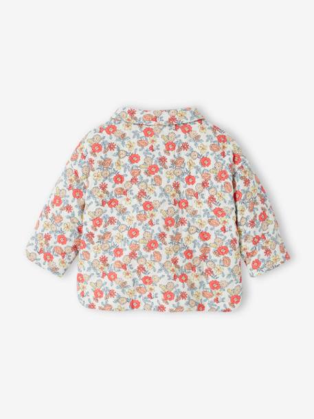 Veste matelassée bébé en gaze de coton écru - vertbaudet enfant 