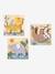 Lot de 3 puzzles chunky en bois FSC® - Tanzanie jaune - vertbaudet enfant 