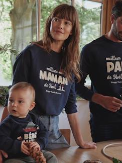 Zwangerschapskleding-Kerst sweatshirt voor dames "Happy Family Forever" capsulecollectie