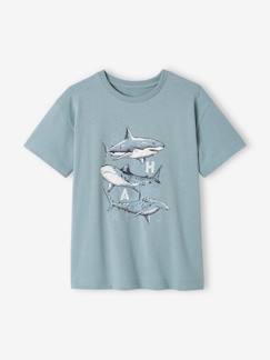Jongens-T-shirt, poloshirt, souspull-Jongensshirt dierenmotief