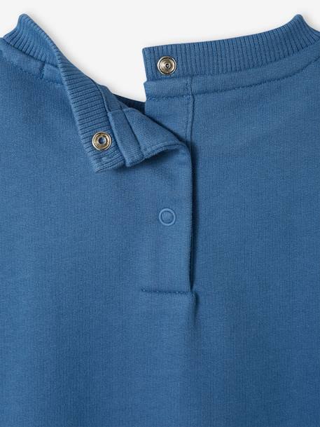 Basic sweater van molton baby's blauw+mintgroen - vertbaudet enfant 
