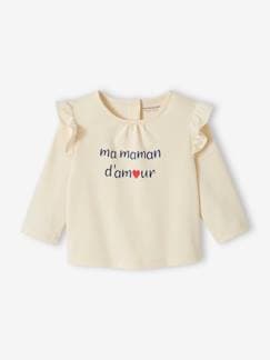 -T-shirt à message bébé en coton biologique
