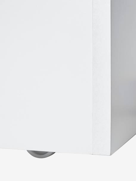 Opbergkoffer/-bank op wieltjes hout+wit - vertbaudet enfant 