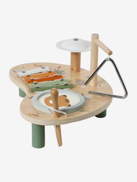 Mini table d'activités musicale en bois FSC® bois - vertbaudet enfant 