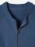 Gilet zippé style teddy personnalisable garçon bleu grisé+gris chiné - vertbaudet enfant 