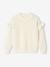 Pull à volants en maille fantaisie fille vanille - vertbaudet enfant 