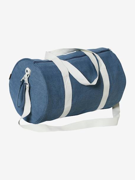 Sac à langer Baby Roll en denim denim bleached - vertbaudet enfant 