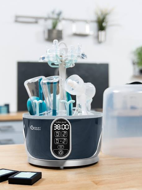 Stérilisateur et sèche-biberons électrique Turbo Pure GRIS - vertbaudet enfant 