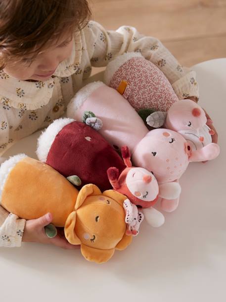 Jeu de quilles en tissu VOYAGE AU PAYS ROSE rose - vertbaudet enfant 