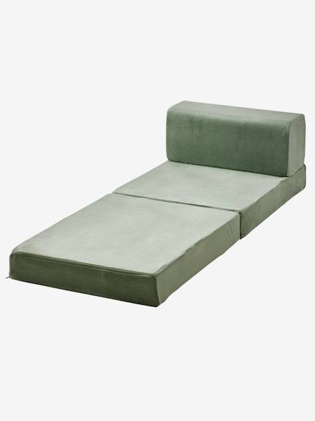 Chauffeuse en velours côtelé vert - vertbaudet enfant 