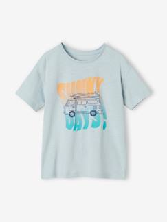 Jongens-T-shirt, poloshirt, souspull-Jongensshirt met motief 'Sunny days'