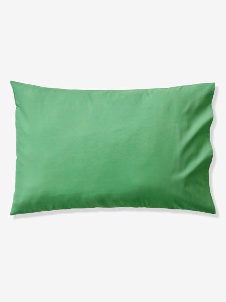 Set dekbedovertrek + kussensloop voor kinderen TRANSAT geel, gestreept+groen, gestreept+roze, gestreept - vertbaudet enfant 