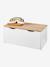 Opbergkoffer/-bank op wieltjes hout+wit - vertbaudet enfant 
