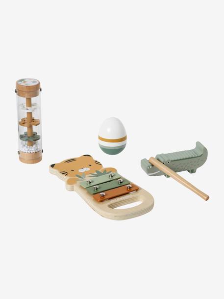 Set d'éveil musical en bois FSC® bois - vertbaudet enfant 