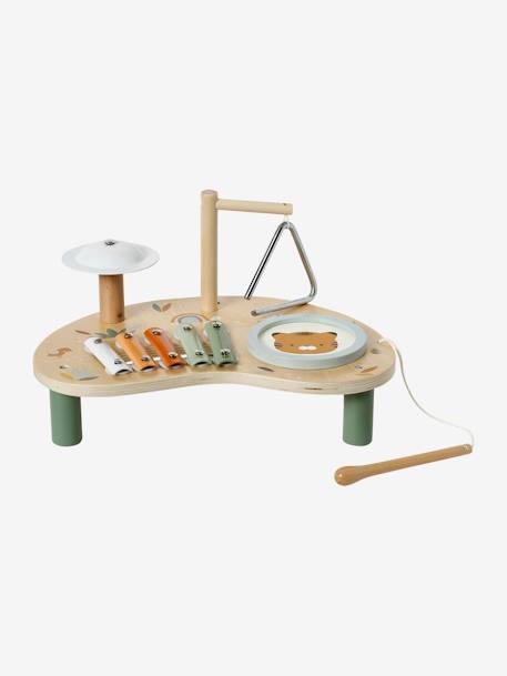 Mini table d'activités musicale en bois FSC® bois - vertbaudet enfant 