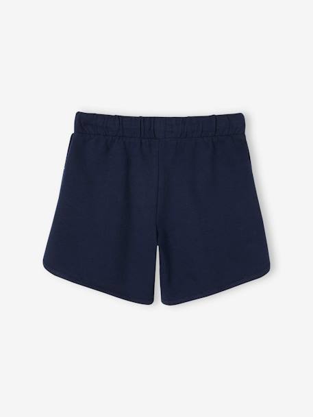 Short fille sport en molleton marine+vanille+vert d'eau - vertbaudet enfant 