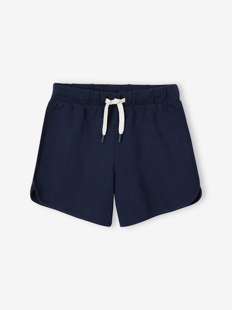 Short fille sport en molleton marine+vanille+vert d'eau - vertbaudet enfant 