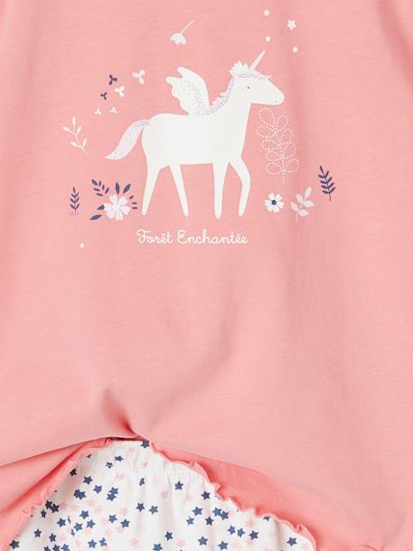 Lot de 2 pyjashorts fille licornes bleu nuit - vertbaudet enfant 