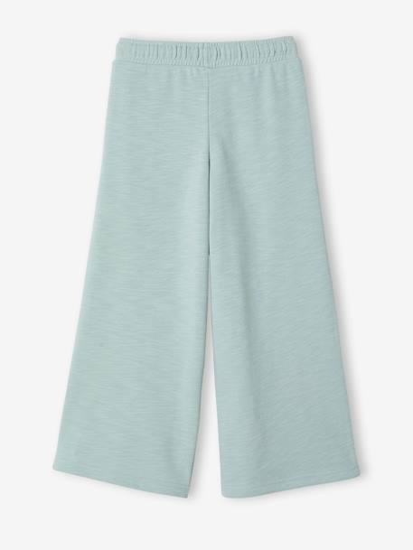 Wijde joggingbroek voor meisjes blauwgroen+groen+marineblauw - vertbaudet enfant 