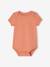 Lot de 5 bodies emmanchure US bébé en coton biologique vieux rose - vertbaudet enfant 