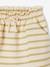 Jupe en molleton fille rayé vert+rouge - vertbaudet enfant 