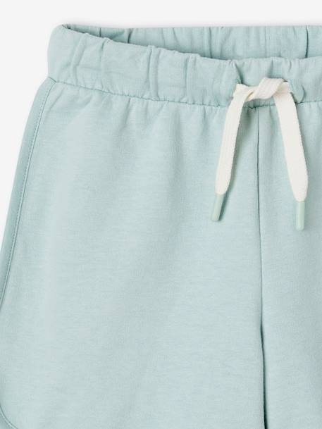 Short fille sport en molleton marine+vanille+vert d'eau - vertbaudet enfant 