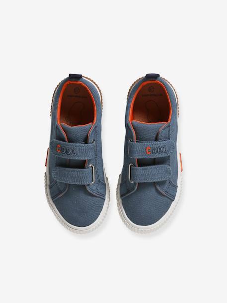 Baskets scratchées en toile enfant indigo - vertbaudet enfant 