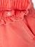 Pantalon fille style paperbag Lyocell fluide corail+kaki+rose - vertbaudet enfant 