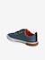 Stoffen sneakers met klittenband voor kinderen indigoblauw - vertbaudet enfant 