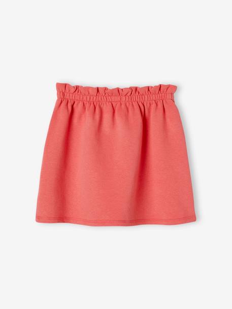 Fleece rok voor meisjes groen, gestreept+rood - vertbaudet enfant 
