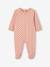 Lot de 3 pyjamas bébé mixtes en interlock BASICS bleu grisé+rose - vertbaudet enfant 