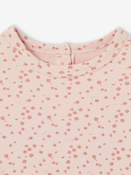 Lot de 3 pyjamas bébé mixtes en interlock BASICS bleu grisé+rose - vertbaudet enfant 