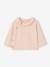 Ensemble bébé pull à collerette pantalon en tricot rose nude - vertbaudet enfant 