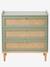 Commode en cannage POÉSIE rose+vert - vertbaudet enfant 