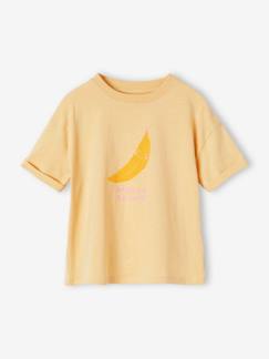 Meisje-Pop t-shirt met korte mouwen met omslag voor meisjes