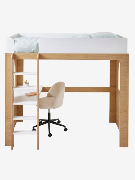 Lit mezzanine 3 en 1 bois - vertbaudet enfant 