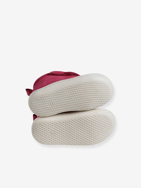 Chaussures premiers pas bébé scratchs bordeaux+fuchsia+jaune pâle+marine+or+rose - vertbaudet enfant 