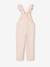 Salopette avec bretelles à volants fille rose - vertbaudet enfant 