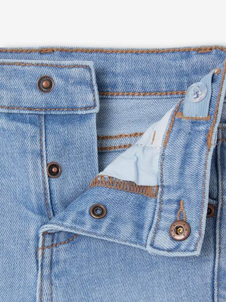 Jean bébé coupe droite denim bleached+denim brut - vertbaudet enfant 