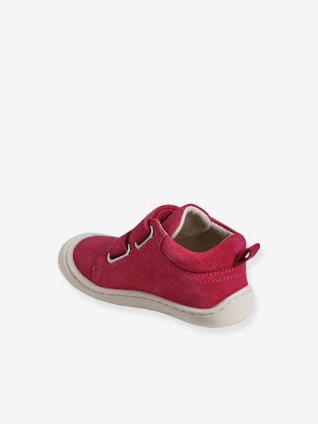 Chaussures premiers pas bébé scratchs bordeaux+fuchsia+jaune pâle+marine+or+rose - vertbaudet enfant 