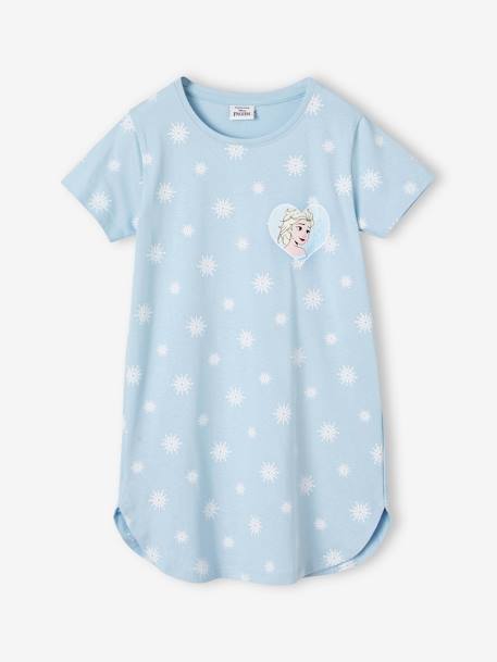 Chemise de nuit Disney® La reine des neiges bleu ciel - vertbaudet enfant 