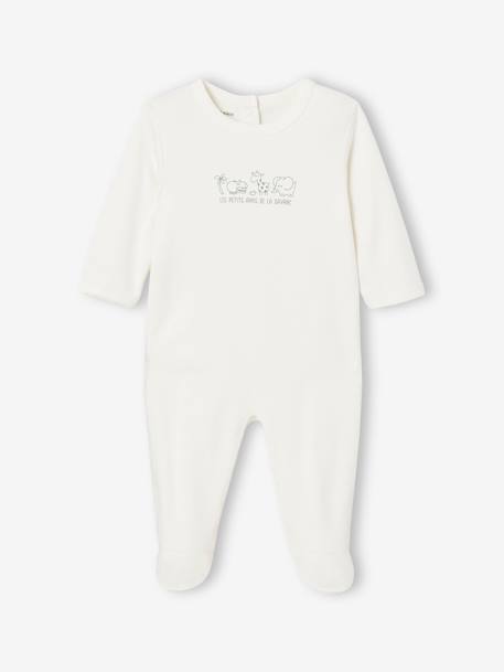 Lot de 3 pyjamas bébé mixtes en interlock BASICS bleu grisé+rose - vertbaudet enfant 