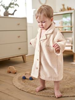 -Gepersonaliseerde badjas voor baby's met gerecycled katoenen blouse