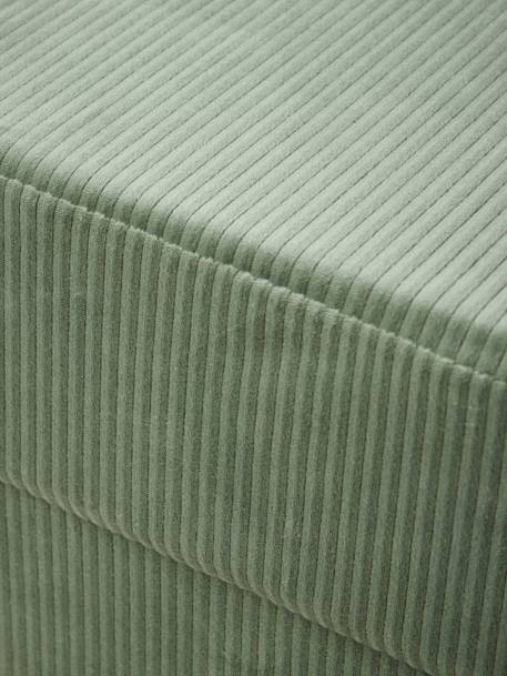 Chauffeuse en velours côtelé vert - vertbaudet enfant 