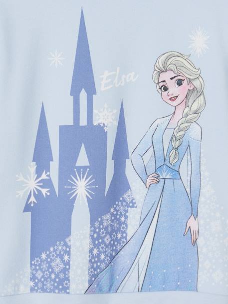 Sweat-shirt fille Disney Reine des Neiges bleu ciel - vertbaudet enfant 
